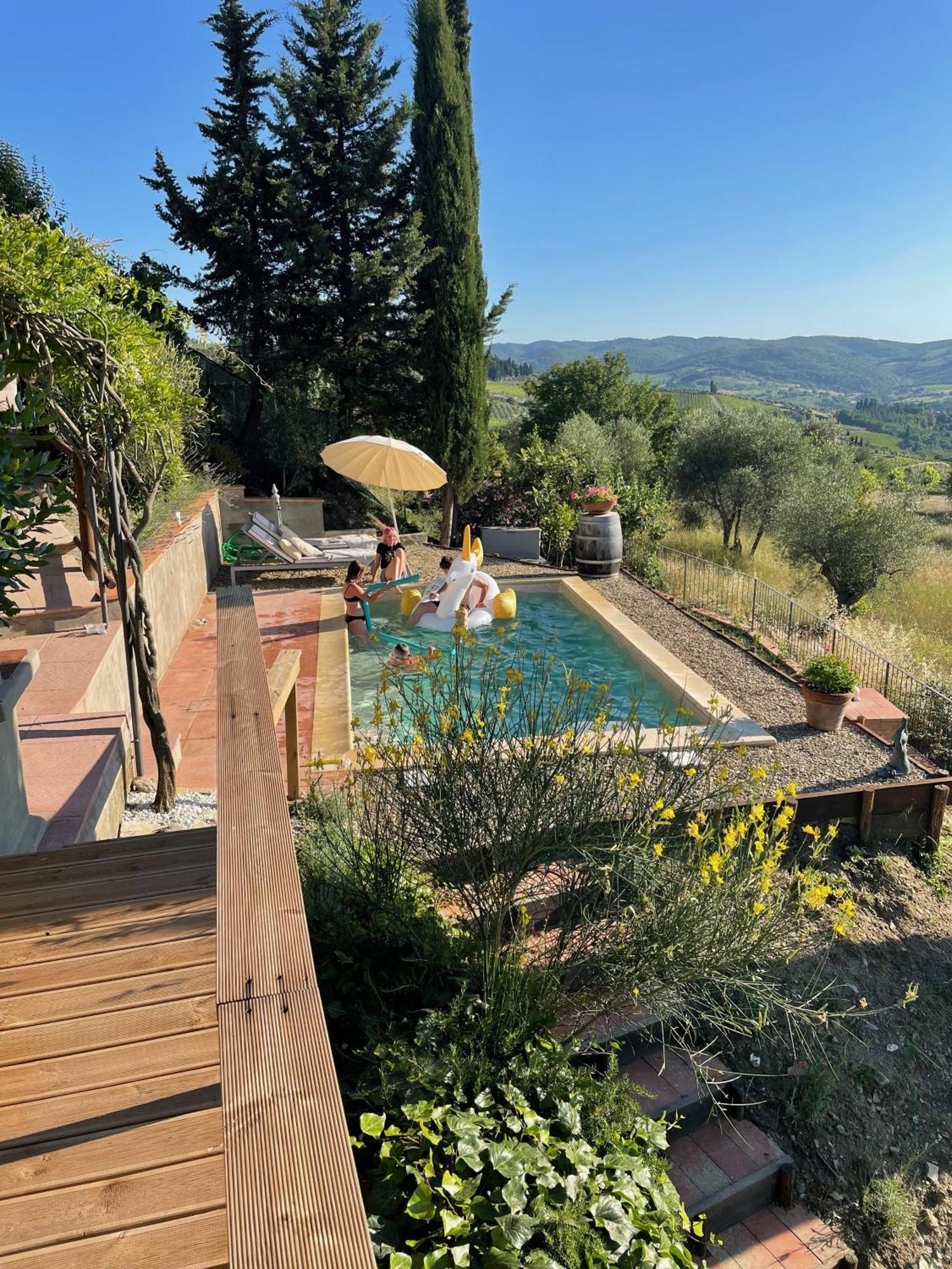 Casa Panzano Tuscany 판자노 외부 사진